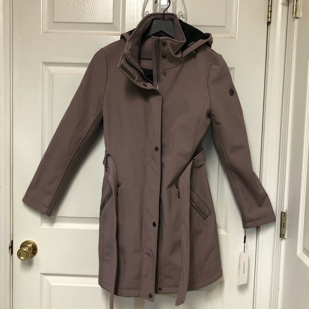 Calvin Klein Water Repellant Breathable Jacket with Detachable Hood